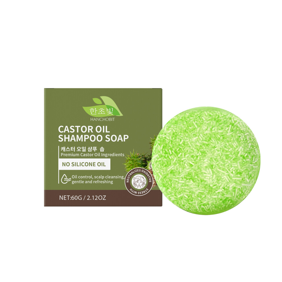 Castor Oil Shampoo Soap: Gently Cleans & Nourishes Hair