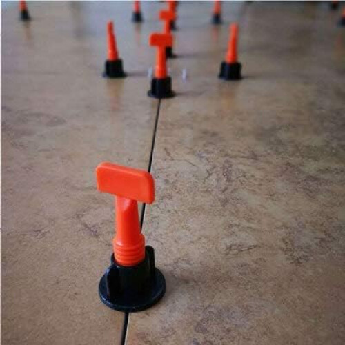 Seamless Tile Leveling Kit, Multi-function Tool for Wall And Floor Construction, Ensures Flat Surface with Easy Setup 2