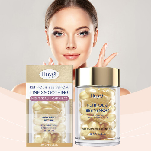 Retinol-Bienenstich-Gesichtskapseln: Straffend & feuchtigend 1