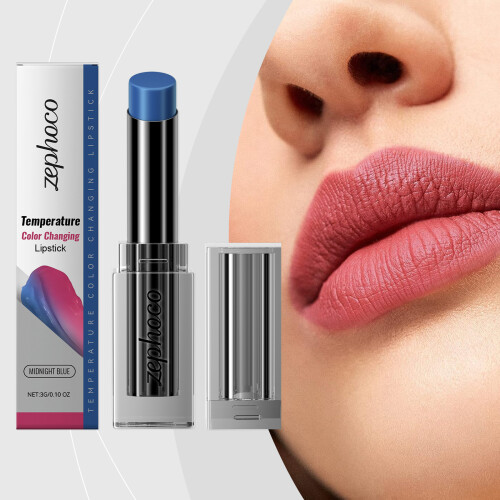 Mitternachtsblauer wärmender Lippenbalsam, pflegt trockene Lippen 1