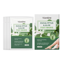 Aloe Vera Exfoliating & Moisturizing Foot Mask - Tender, Smooth Feet