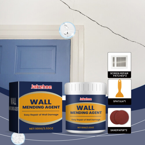 Wall Repair Paste Kit Holes Cracks Nail Eye 1