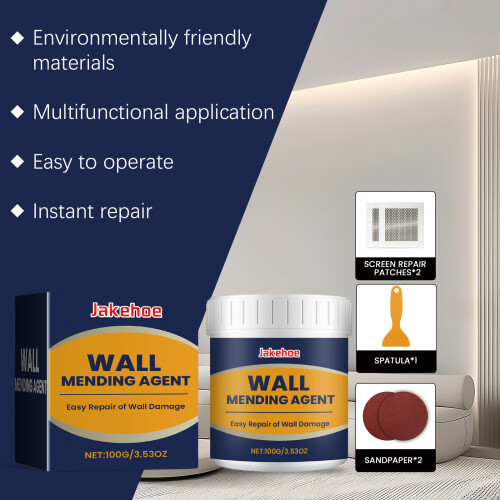 Wall Repair Paste Kit Holes Cracks Nail Eye 2