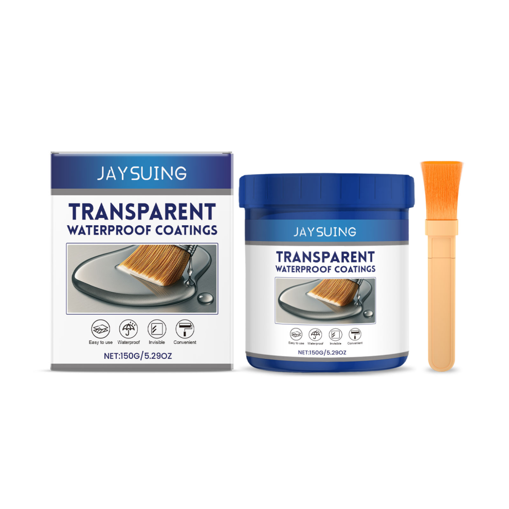 Transparent Waterproof Coating, Weather & Crack Resistant Elastic Seal 422037672171
