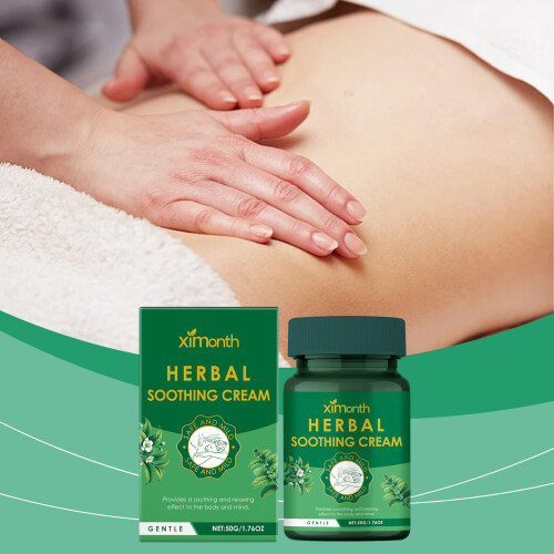 Herbal Mint Massage Cream for Cervical & Shoulder Care 1