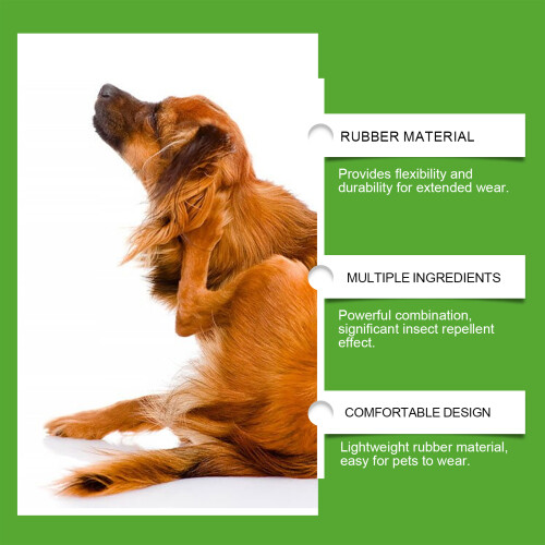 Pet Repellent Collar for Lice, Ticks, Fleas & Eggs 2