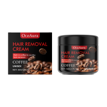 Men's Coffee Hair Removal Cream for Hands & Legs, Gentle Soothing