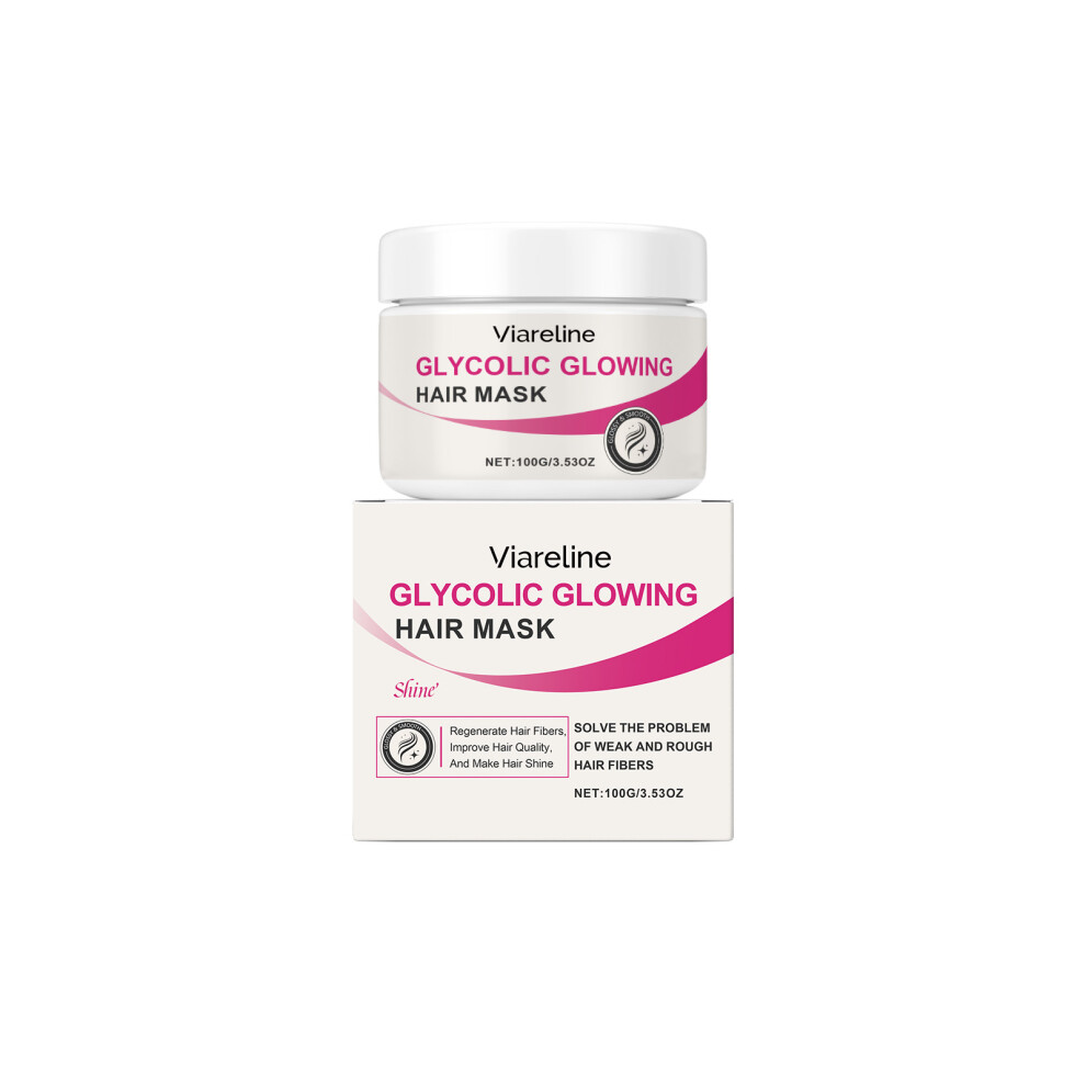 Glossy Hair Mask: Hydrates Smooths Dry Irritated Hair