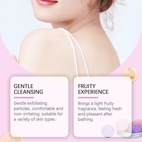 Exfoliating Scrub Ball, Gently Cleans And Pamper Silky Skin 2