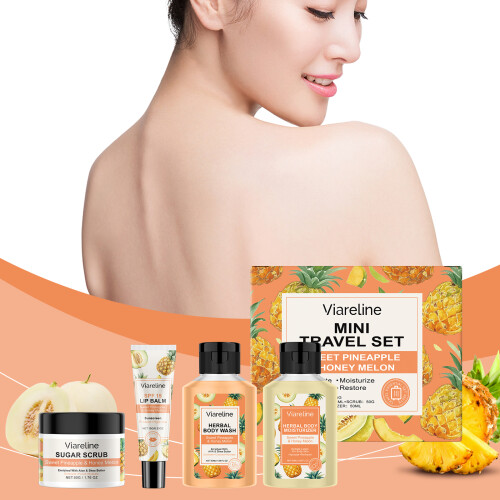 Jackfruit Melon Travel Set: Cleansing & Moisturizing Skin Kit 1