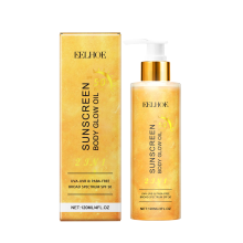 Gold Protective Body Glow Oil, Uv Radiance Moisturizing