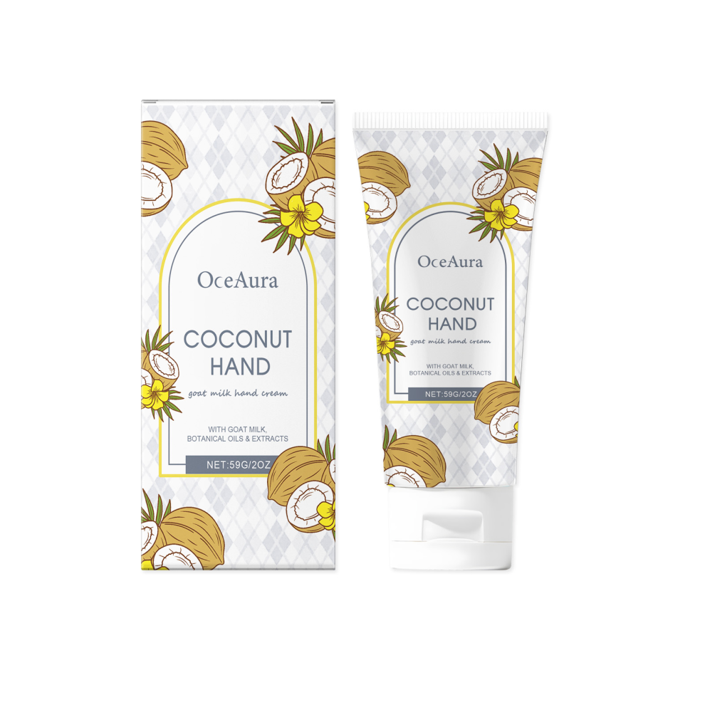 Cream Coconut Hand Improves Dryness, Nourishes & Softens