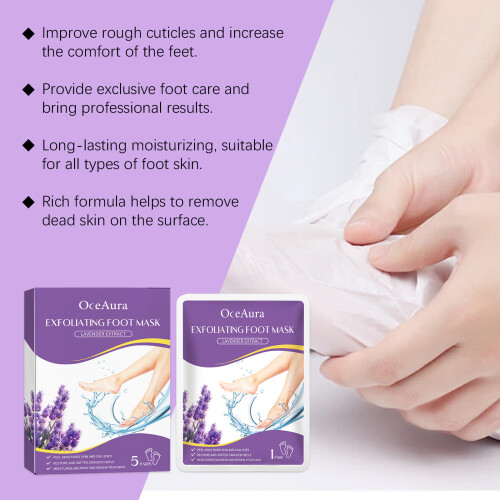 Lavender Exfoliating Foot Mask 2