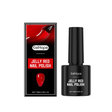 Rote Gel-Nagellack - Lang haltbar, schnell trocknend