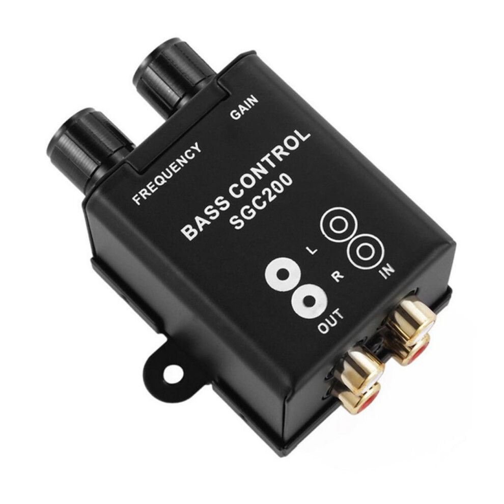 Car Amplifier Remote Control With Precise Bass Knob, Universal Rca Gain Controller For Car Stereo 9119770105806
