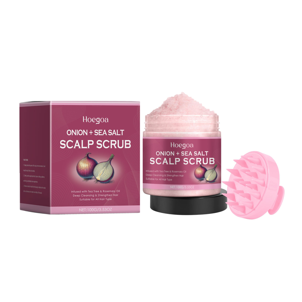 Scalp Nourishing Scrub: Cleanses, Controls Oil & Soothes Discomfort
