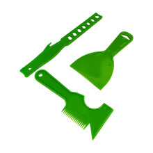 Heavy Duty Plastic Paint Scraper Ergonomic Design with Paint