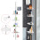 4 Tier Non Rust Bathroom Telescopic Corner Shelf Storage Shower Caddy Organiser 1