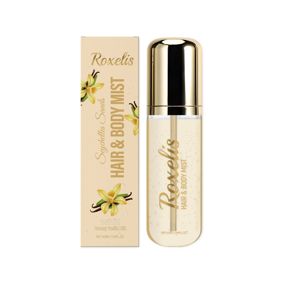 Cream Vanilla Body Fragrance Spray, Natural & Long-Lasting