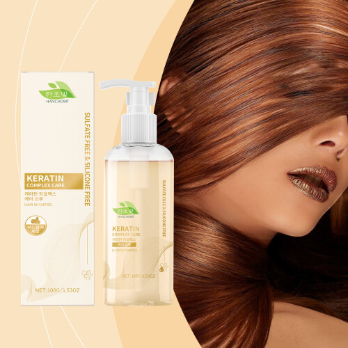 Keratin Complex Shampoo: Cleans, Smooths Hair with Moisture & Shine 1