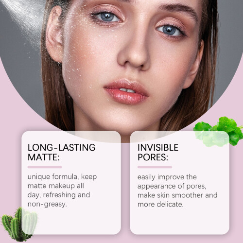 Matte Setting Spray for Oil Control and Pore Tightening 2