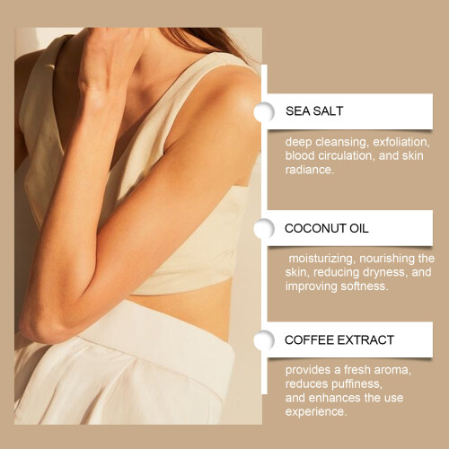 Coconut Coffee Body Scrub - Gentle Exfoliating & Hydrating 2