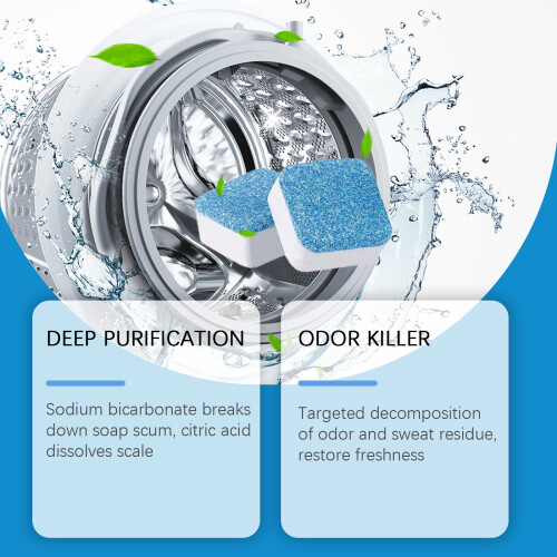 Washing Machine Drum Cleaning Sheet for Stains & Descaling 2