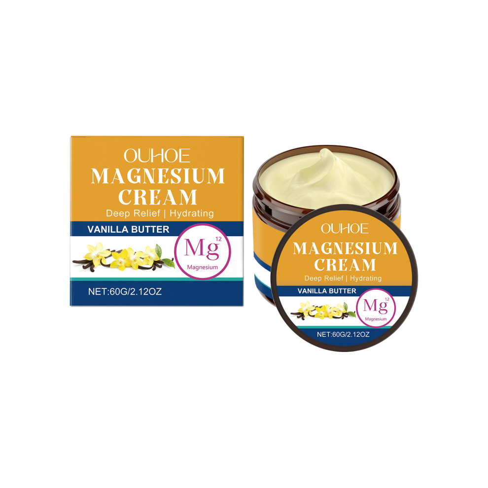 Cream Vanilla Magnesium - Relieves Discomfort & Soothes Skin