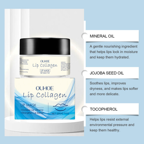 Night Lip Mask for Deep Moisture & Dry Lips 2
