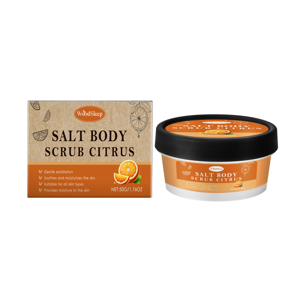 Cream Citrus Body Scrub, Hydrating Exfoliating Moisturizing
