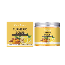 Turmeric Lemon Body Scrub, Exfoliating & Moisturizing