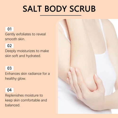Citrus Body Scrub, Hydrating Exfoliating Moisturizing Cream 2