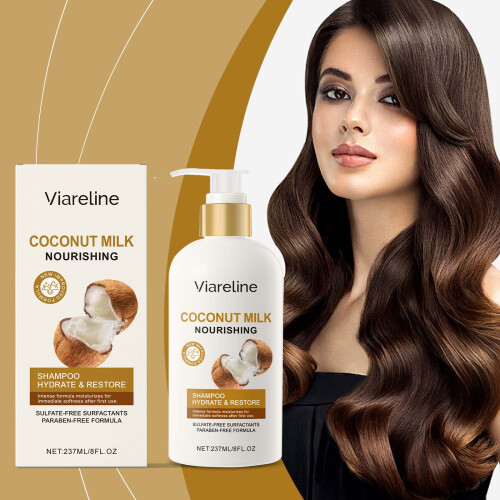 Coconut Milk Shampoo, Gently Cleanses Scalp Moisturizing 1
