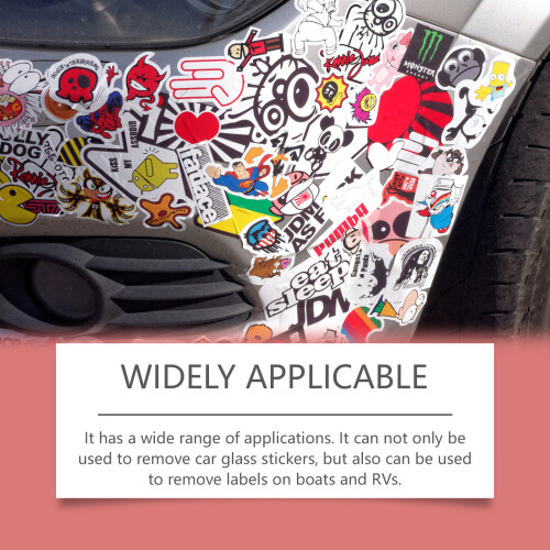 Sticker Remover for Glass/Windows & Car Paint 2