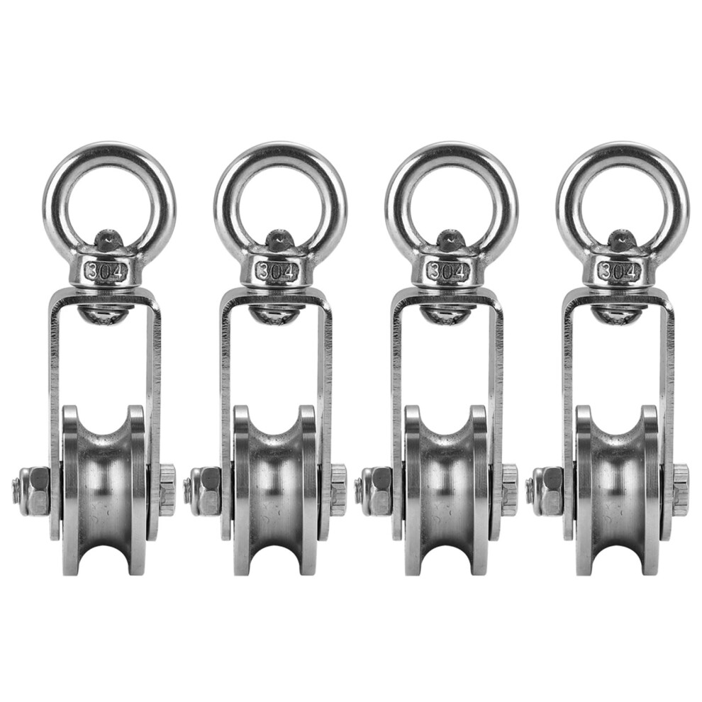 Smooth Steel Wire Rope Pulley, Swivel, Excellent Durability, Tensile Strength For Easy Handling Of Rollers 9001264132385