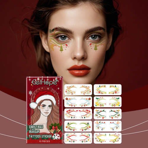 Christmas Face Stickers for Festive Fun 1
