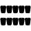 10Pcs Boot Shaper Tall Boot Support Boot-Black 14 inches 1