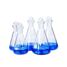 Fixed iodine measuring flask made of borosilicate glass – Triangular flask with stopper, 19/24/29 standard (1000ml joint 24)
