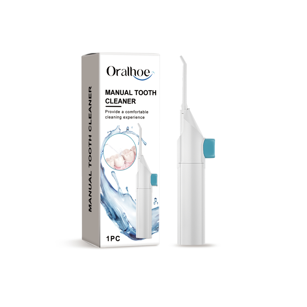 Manual Water Flosser for Gentle Teeth Cleaning & Oral Hygiene