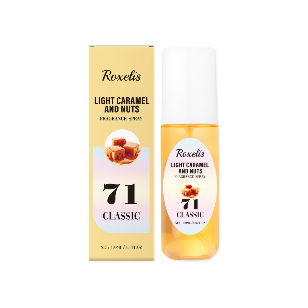 Light Caramel Body Spray, Long-Lasting Fresh Fragrance