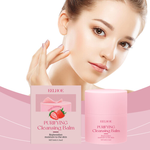 Strawberry Cleansing Cream: Gentle Makeup Removal & Moisturizing 1