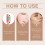 Double Head Contouring Blush Stick Dual Color Lock 6
