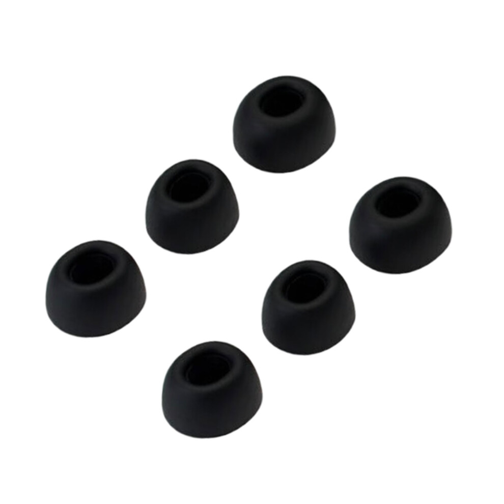 Ergonomic Sweatproof Silicone Earpiece Earbud Covers Plug- Black 7709000215980