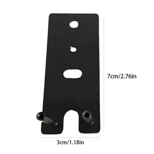 2 Steel Speaker Wall Brackets for Home Entertainment-White 1