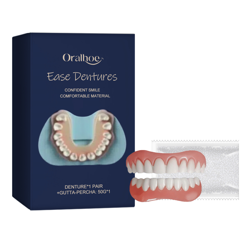 Denture Modification Set: Smile Enhancement, Comfortable