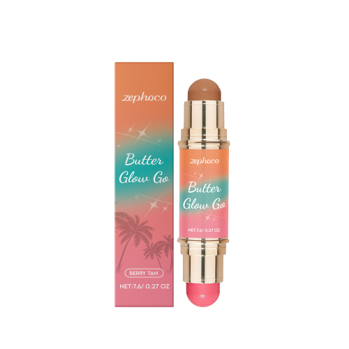 Double Head Contouring Blush Stick Soft Mist Portable
