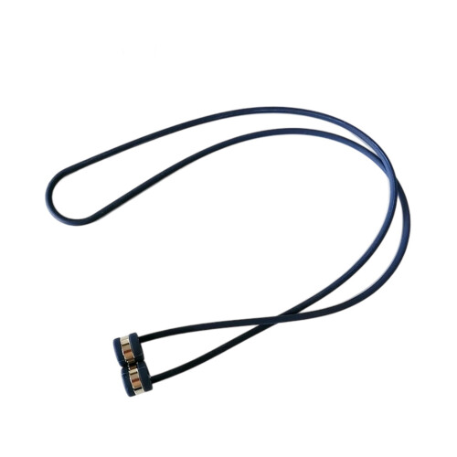Reversible Earbud Lanyard Secure Magnetic Locking System-Blue