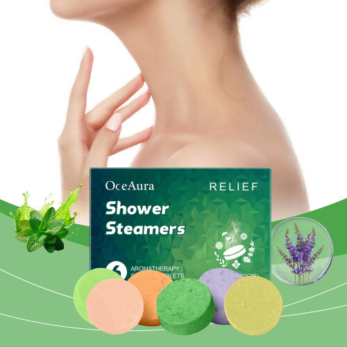 OceAura Aromatherapy Bath Tablets Multi-Scent Long-Lasting 1