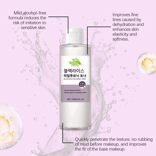 HANCHOBIT Black Rice HA Toner, Deep Moisturizing 2