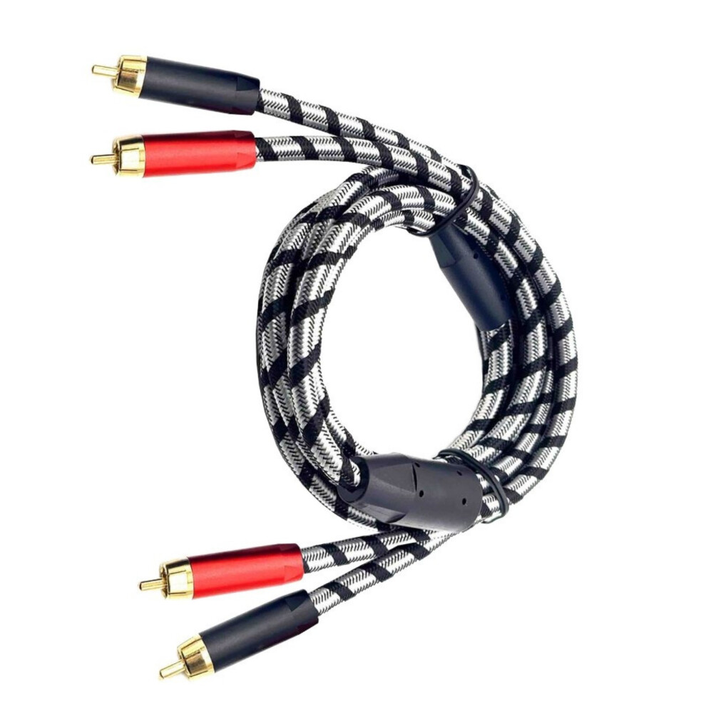 Durability Braide 2Rca To 2Rca Cable Connect Tvs Audios-60Cm 7709000215775